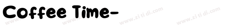 Coffee Time字体转换